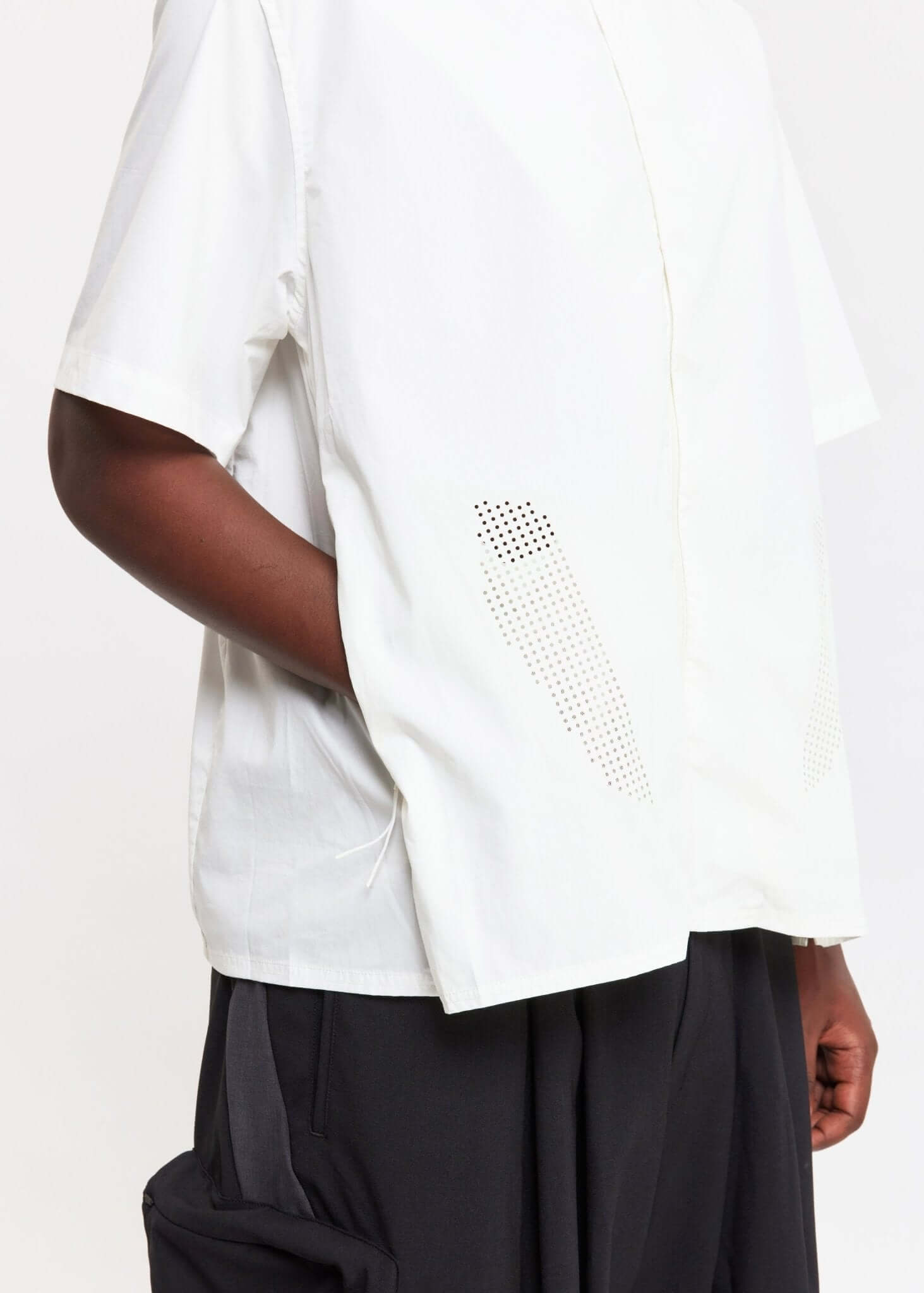Curved Panel Laser Cut Shirt - NILMANCE