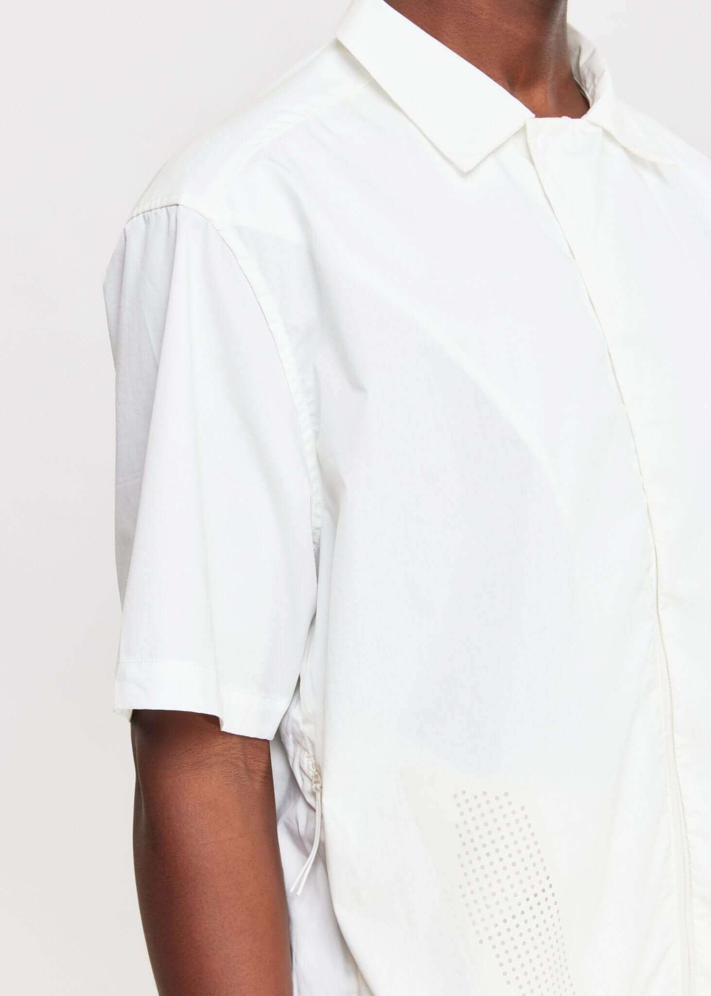 Curved Panel Laser Cut Shirt - NILMANCE