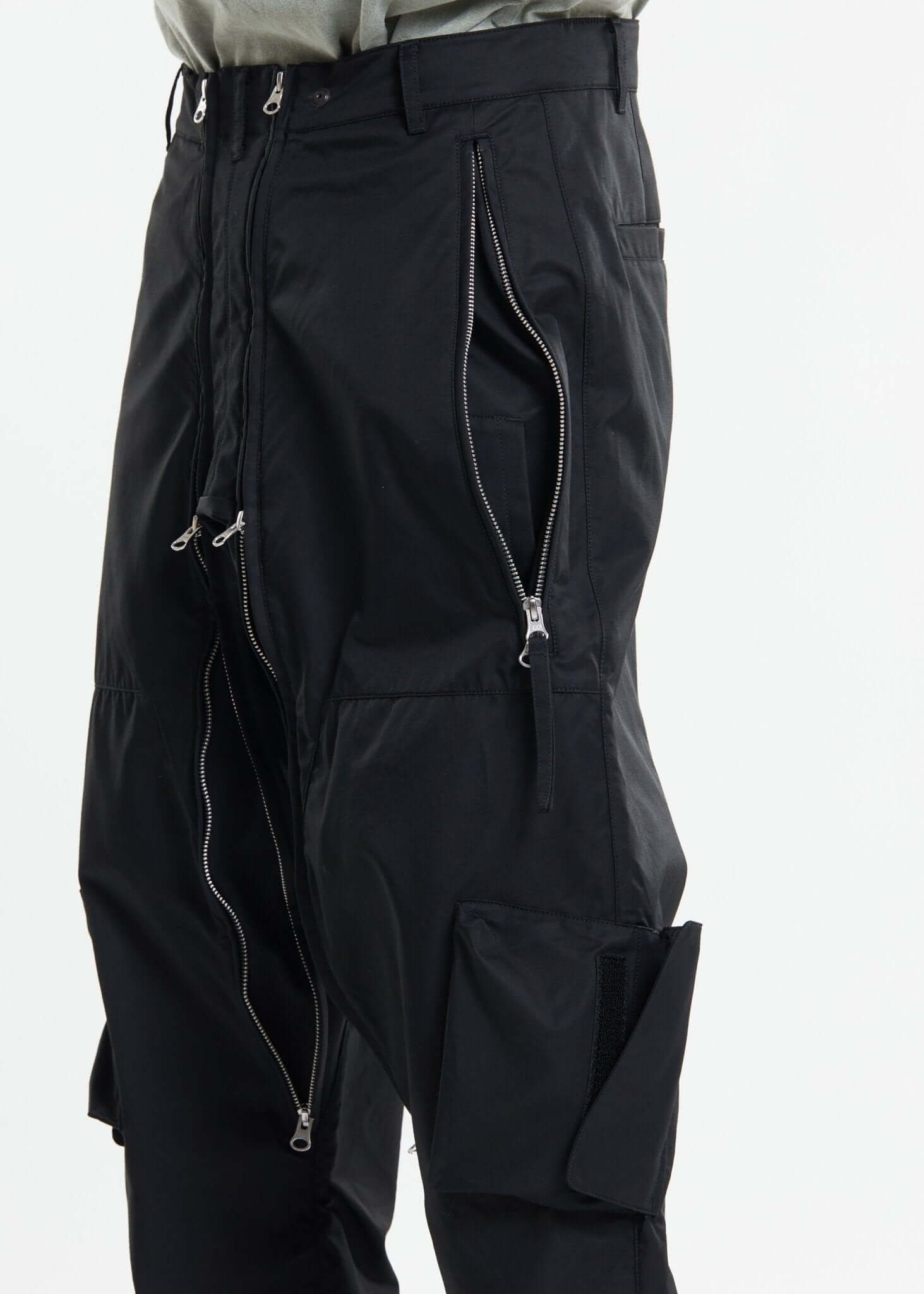 Double Zip Articulated Pants - NILMANCE