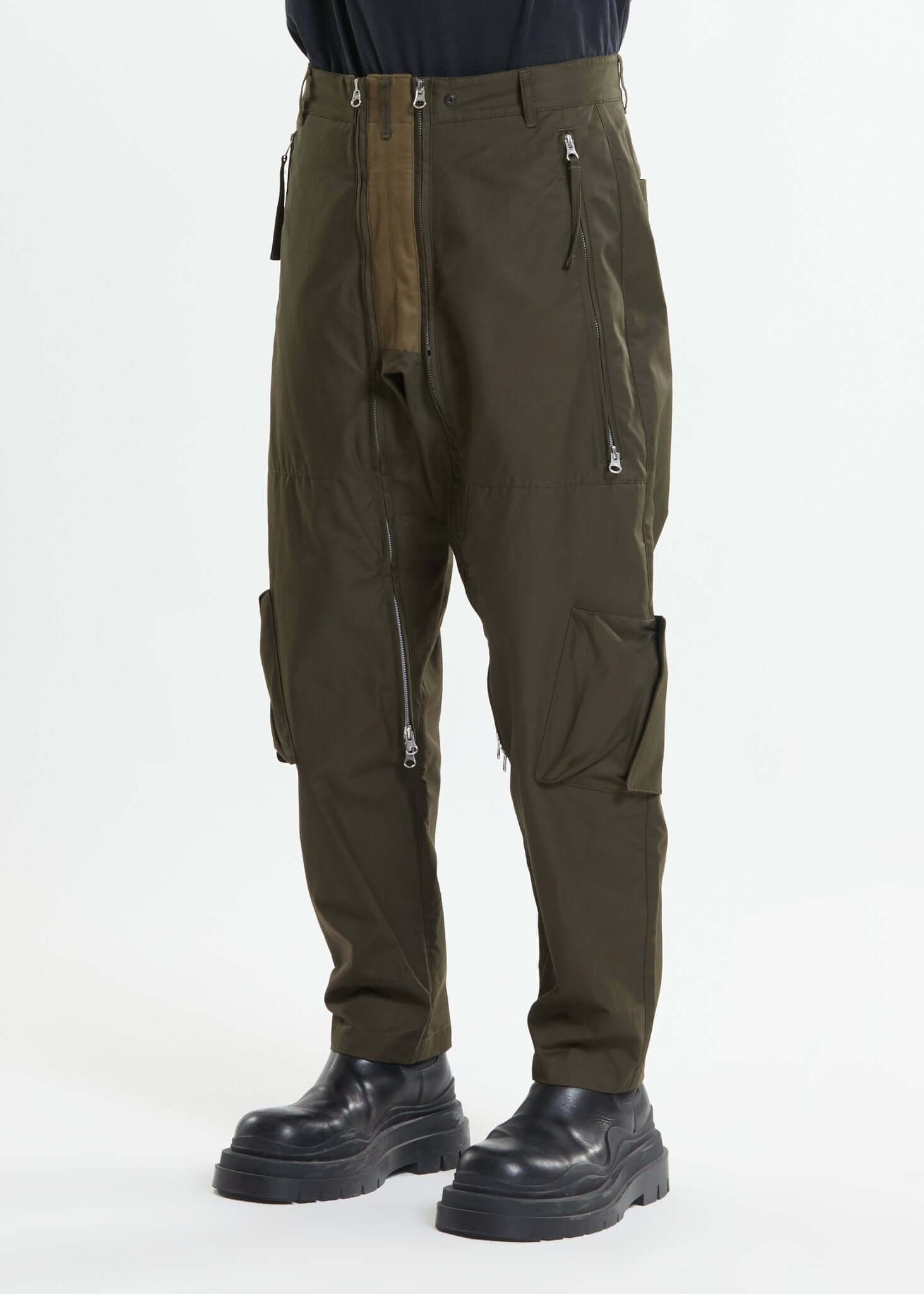 Double Zip Articulated Pants - NILMANCE