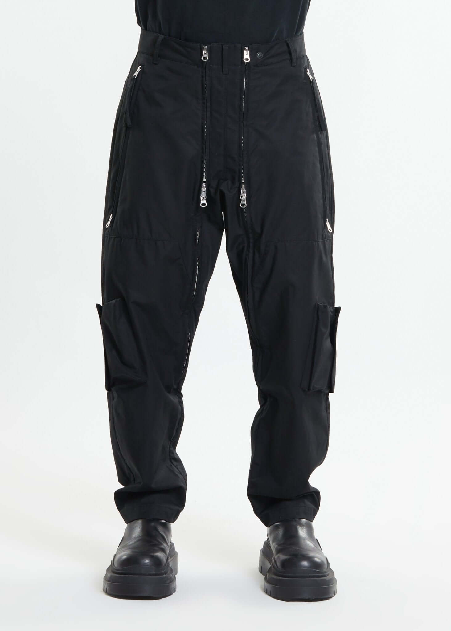 Double Zip Articulated Pants - NILMANCE