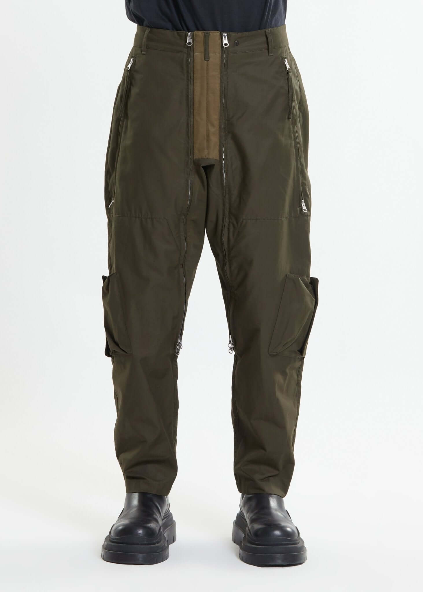 Double Zip Articulated Pants - NILMANCE
