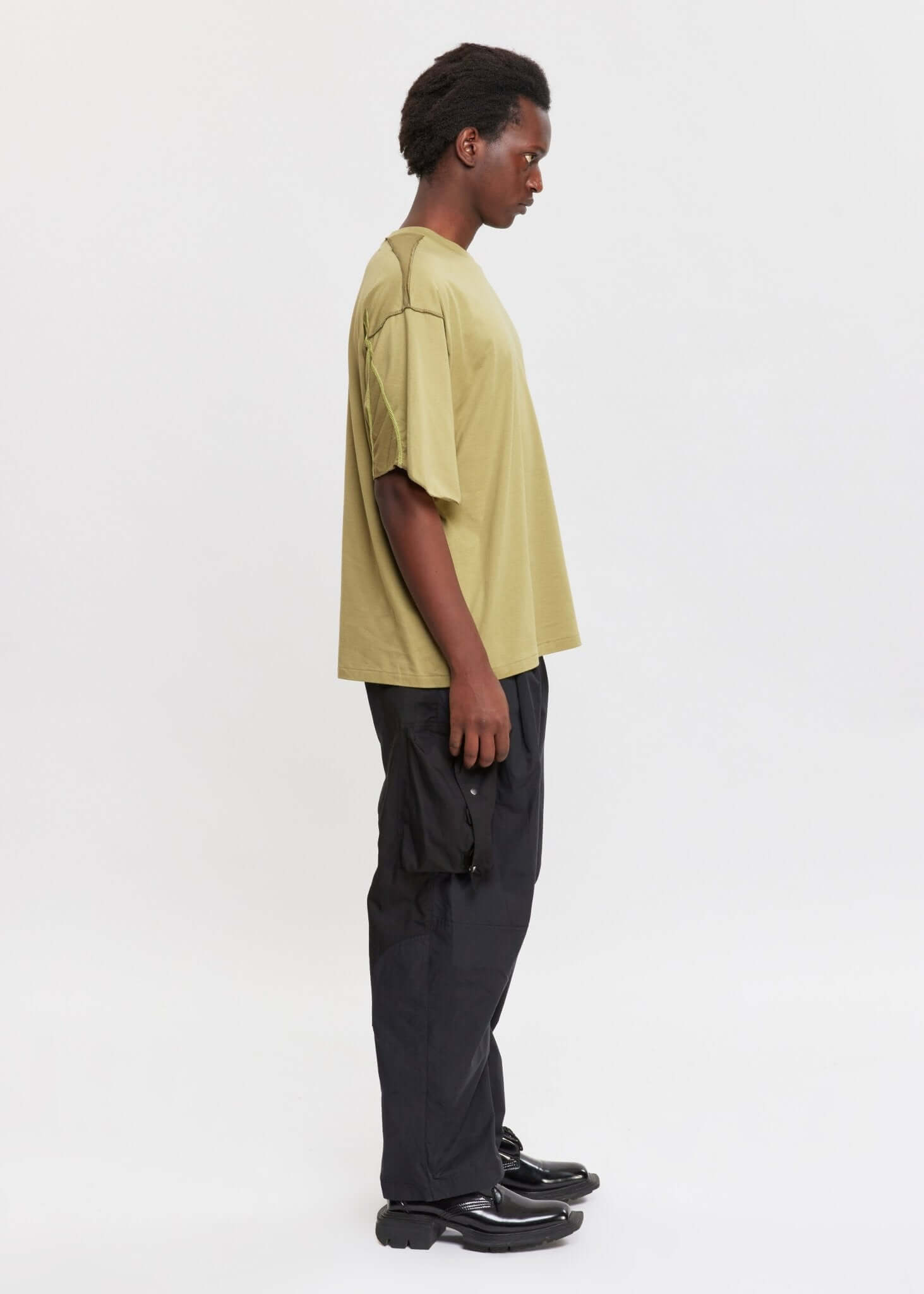 Oversized Panel Round T-Shirt - NILMANCE