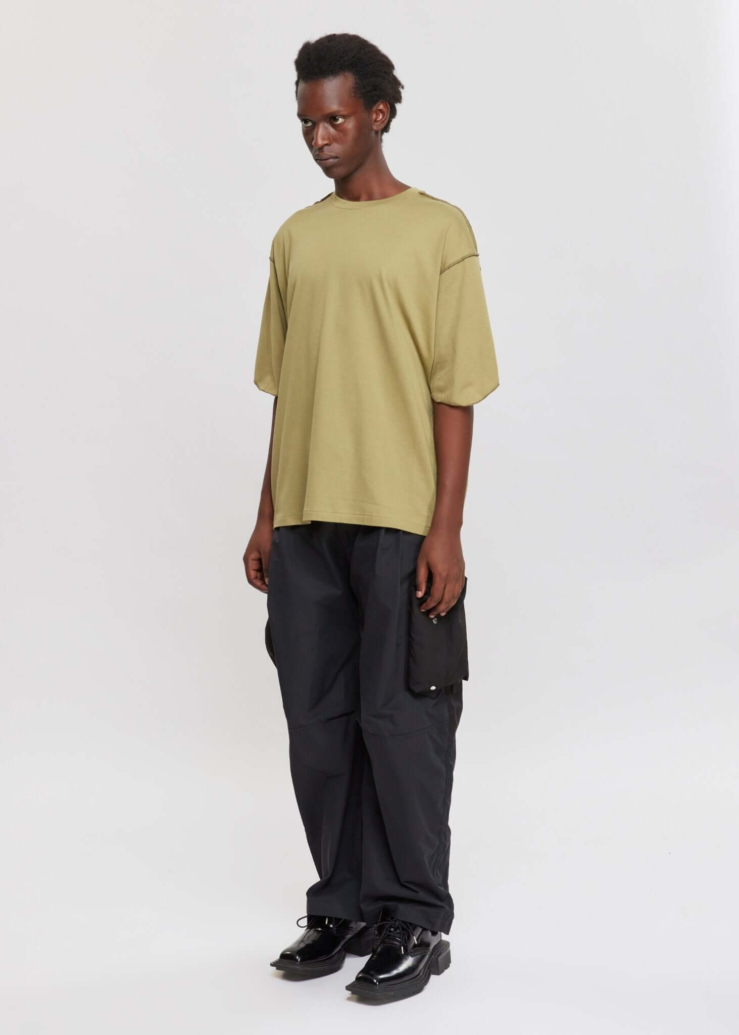 Oversized Panel Round T-Shirt - NILMANCE