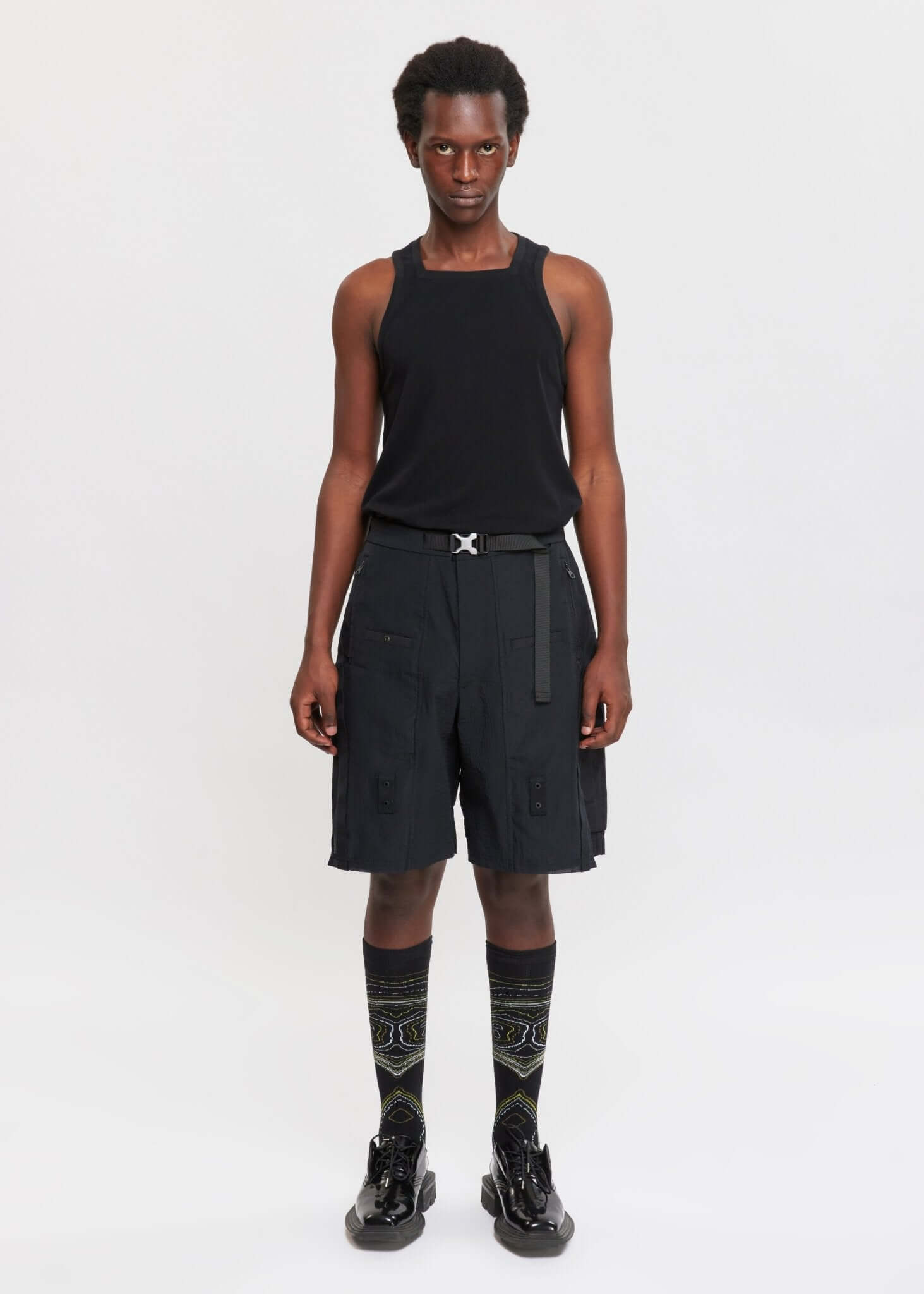 Strap Hem Square Tank - NILMANCE