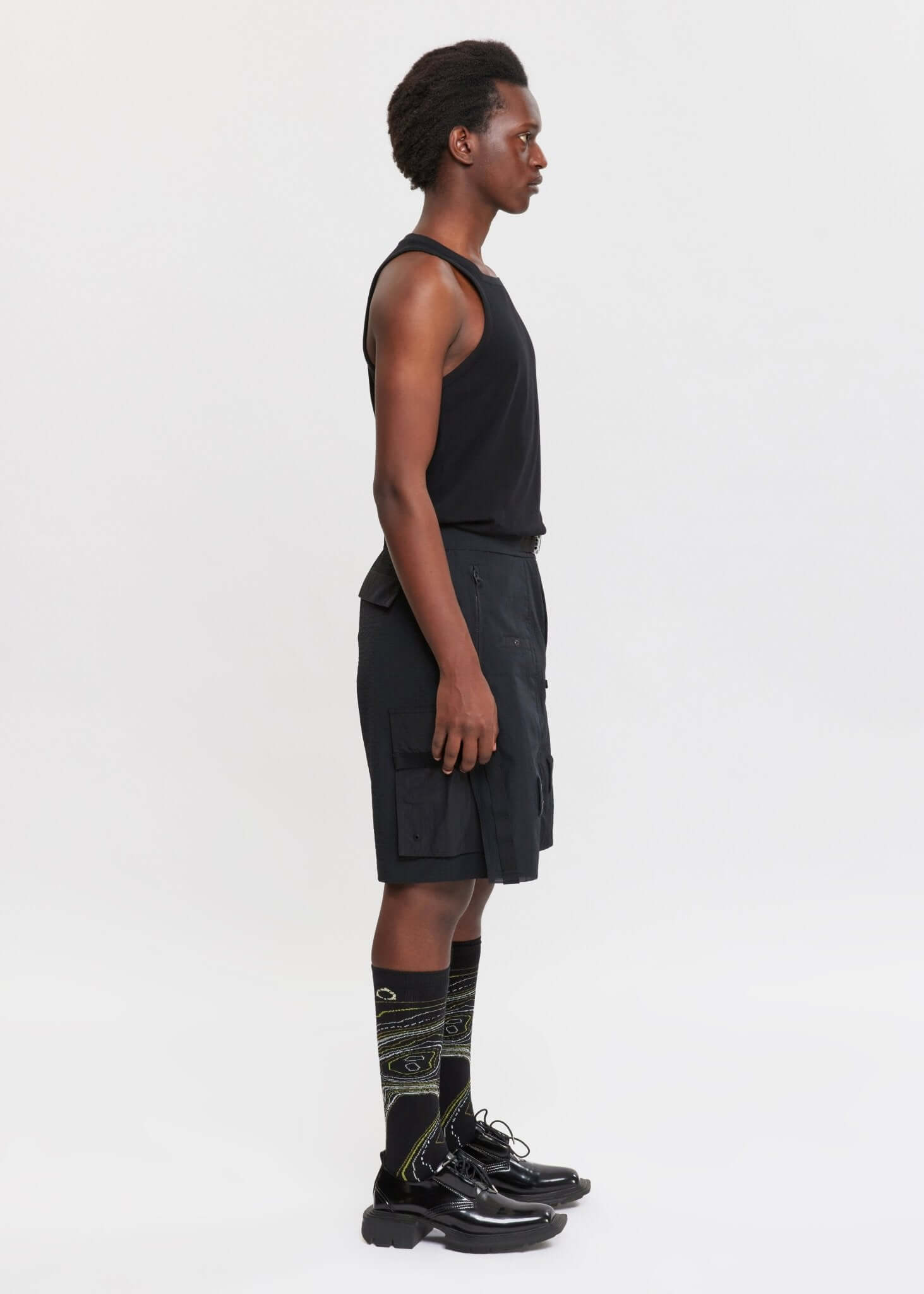 Strap Hem Square Tank - NILMANCE