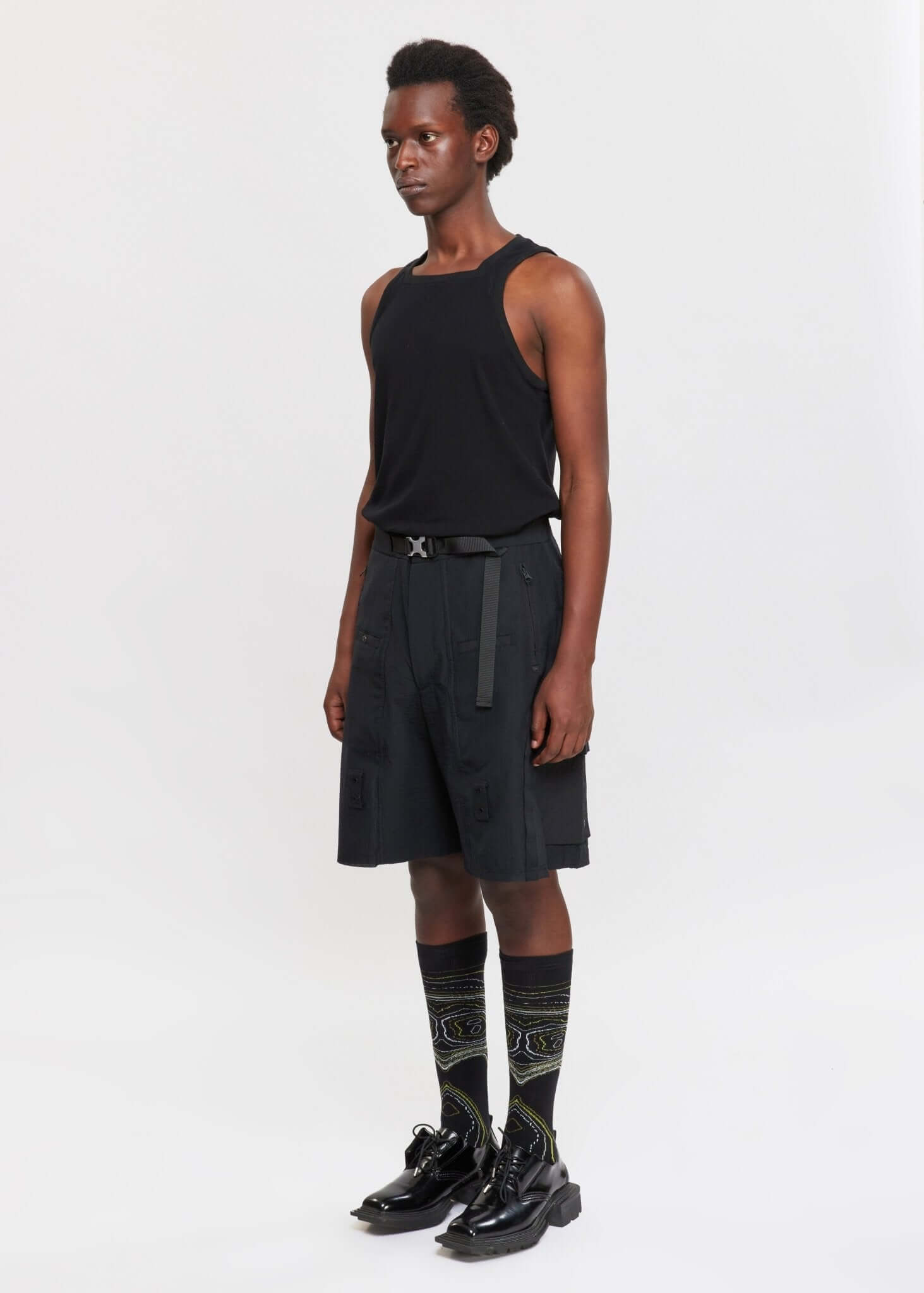 Strap Hem Square Tank - NILMANCE