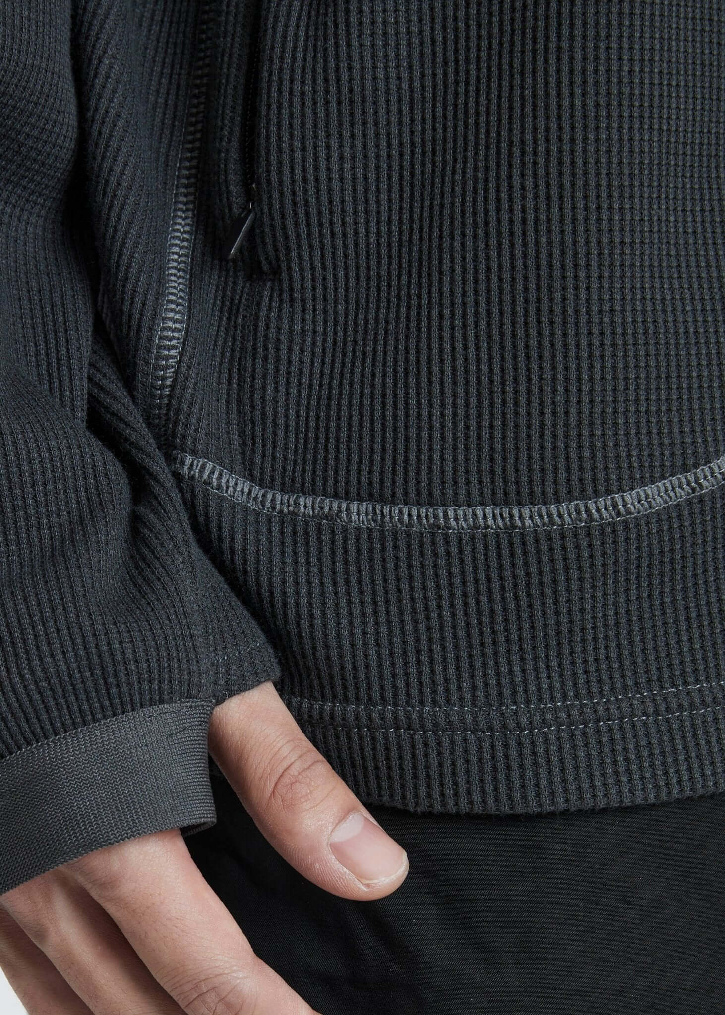 Waffle Knit 2 Way Tee - NILMANCE