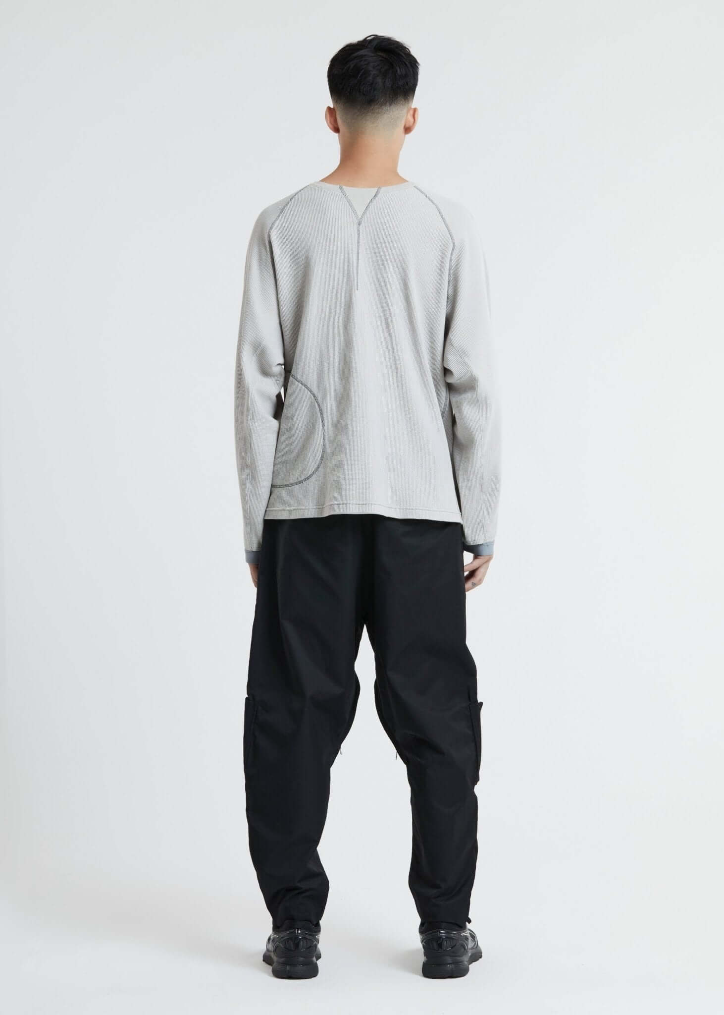 Waffle Knit 2 Way Tee - NILMANCE