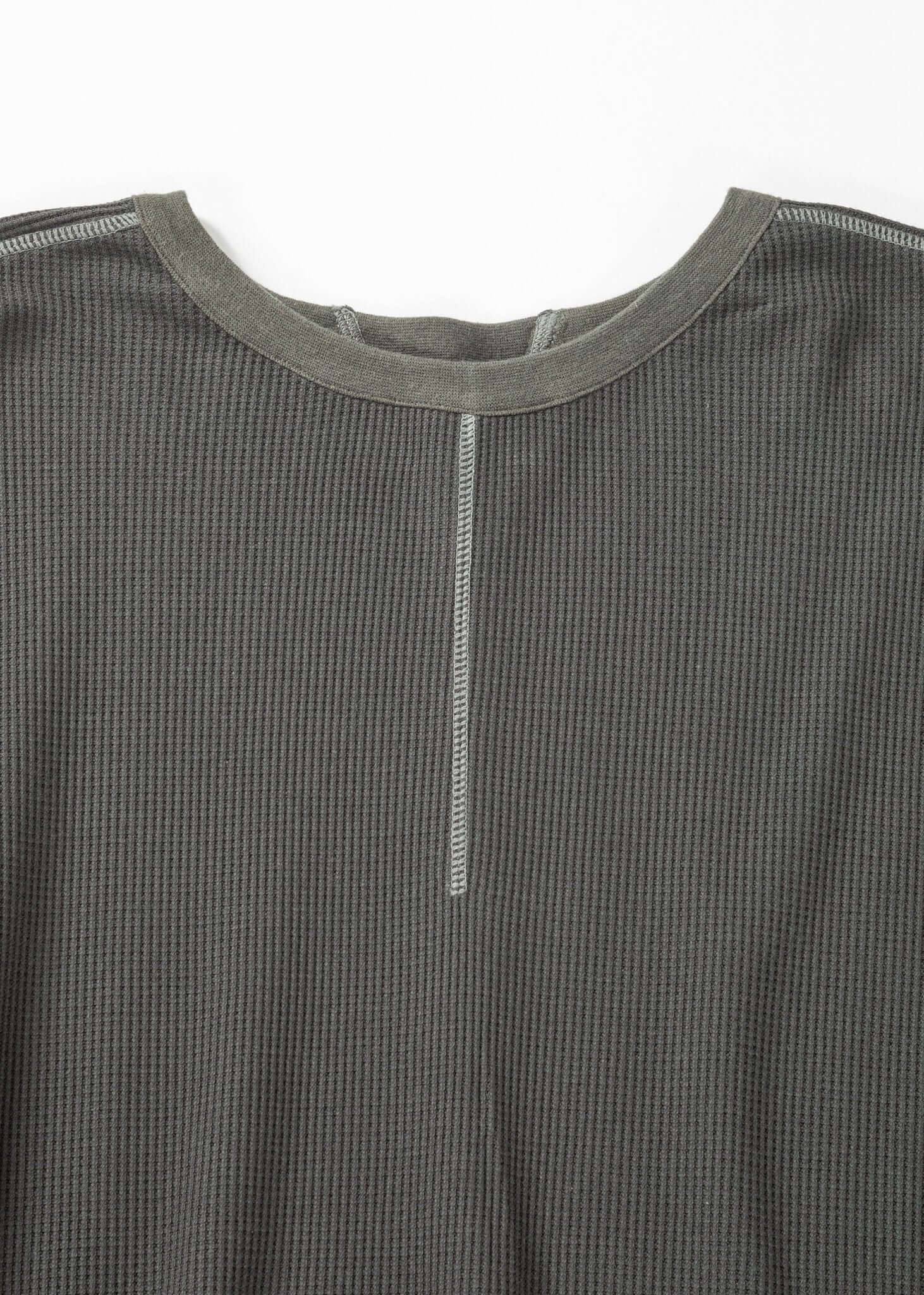 Waffle Knit 2 Way Tee - NILMANCE