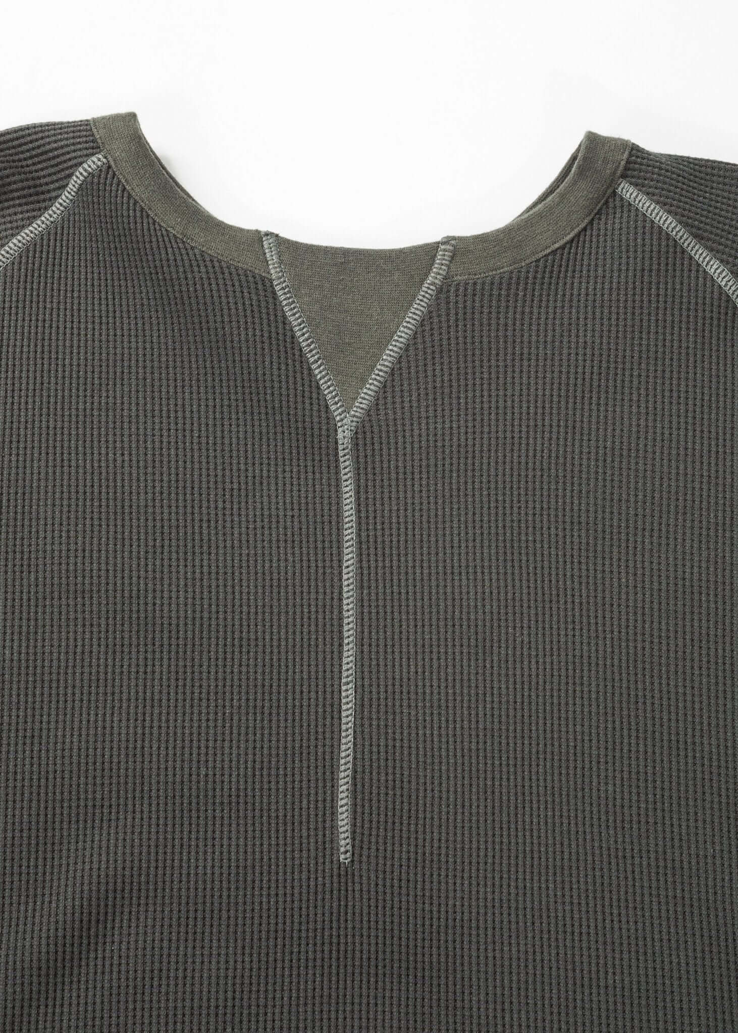 Waffle Knit 2 Way Tee - NILMANCE