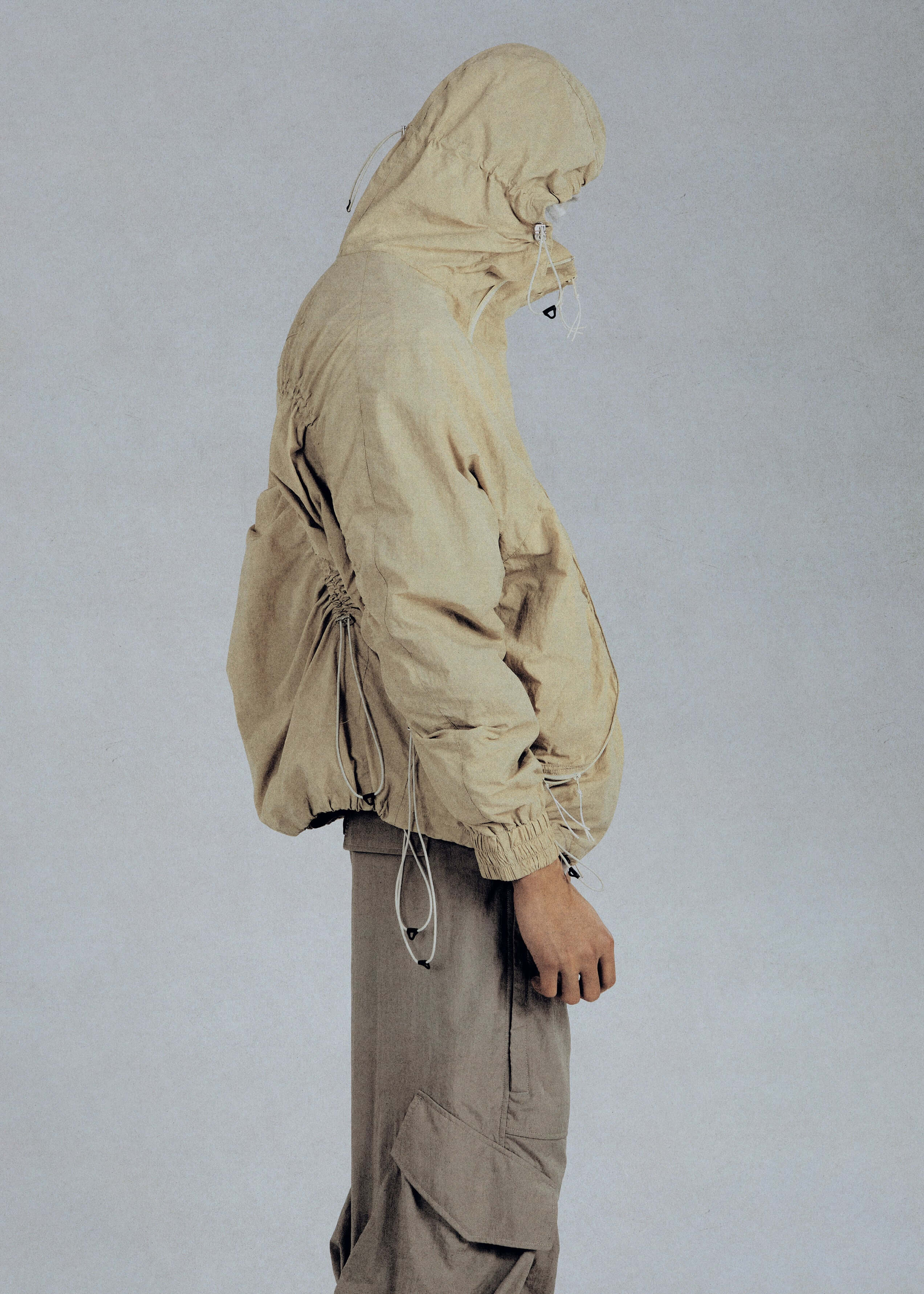 WANNA FOUNDATION】DESIGN VENTILATION NYLON SHELL JACKET - NAVY