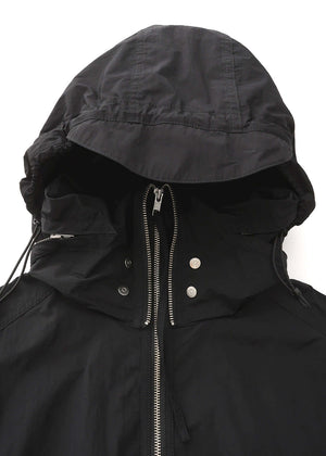 Paneled Intervein Nylon Jacket