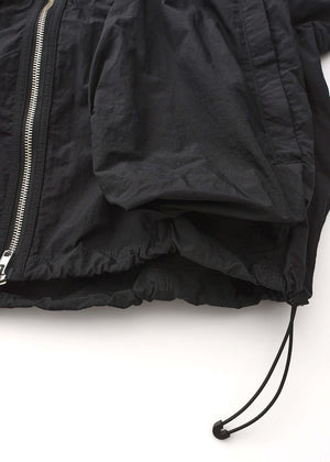 Paneled Intervein Nylon Jacket