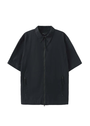 Compartment Nylon Shirt With Detachable Hood - NILMANCE