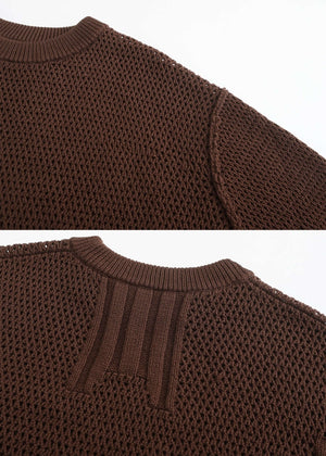 Translucent Weaving Crewnecks - NILMANCE