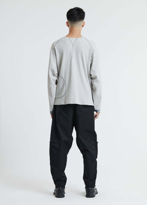 Waffle Knit 2 Way Tee - NILMANCE