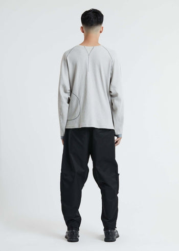 Waffle Knit 2 Way Tee - NILMANCE