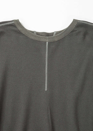 Waffle Knit 2 Way Tee - NILMANCE
