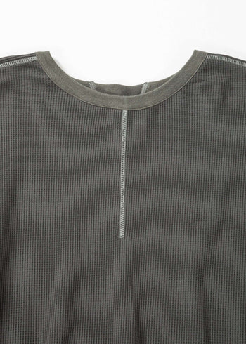 Waffle Knit 2 Way Tee - NILMANCE