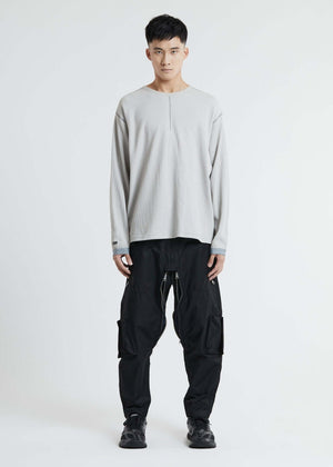 Waffle Knit 2 Way Tee - NILMANCE