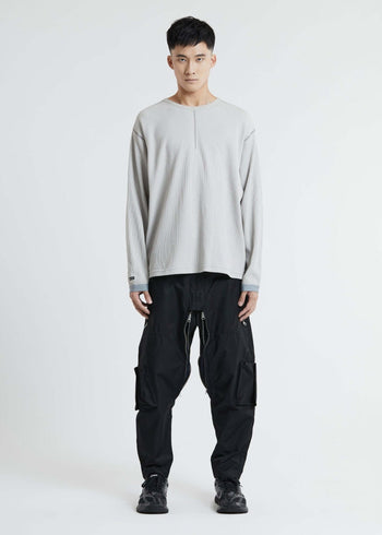 Waffle Knit 2 Way Tee - NILMANCE